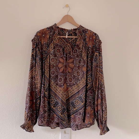 Free People Little Runaway Blouse - Picture 6 of 15